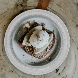 Brightalk 13" White Charger Plates, Lace Embossed Elegant Charger Plate Set of 6, Round Server Ware Chargers for Dinner Plate, Reusable Bulk Table Setting for Party or Event