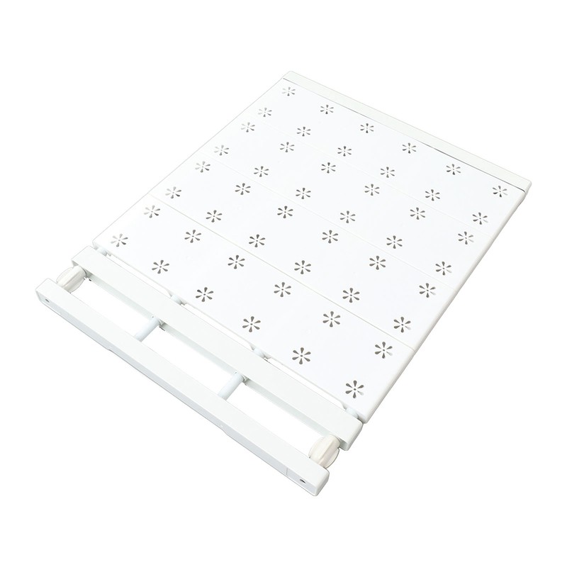 Tension Shelf Adjustable Space Saving Expandable Closet Organizer Dividers for