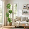 GarveeHome Fiddle Leaf Fig Tree Artificial Indoor, 7FT Tall Faux