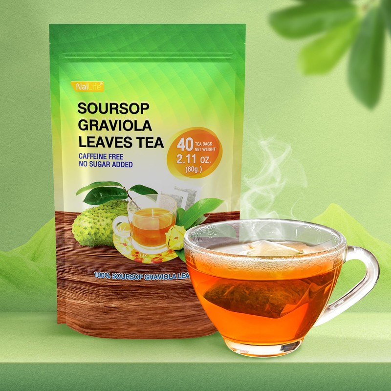 NalLife Soursop Leaves Tea pack of 40 Tea Bags