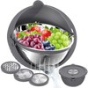 4-in-1 Colander with Bowl Set – Food Strainers and Colanders