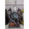 Guardian Double Dragons With Celtic Rune Sword Letter Opener Figurine