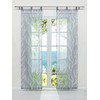 ESLIR Sliding Curtains, Set of 2 Panel Curtains with Loops,