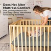 Waterproof Crib Mattress Protector Cover Fitted - 2-Pack Quiet Baby