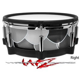 Skin Wrap Compatible with Roland PD-140DS Drum Scales Black (Drum NOT Included)