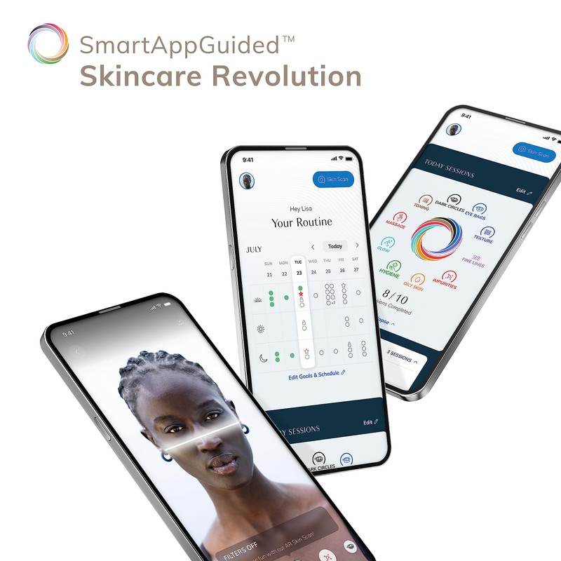 GESKE SmartAppGuided™ MicroCurrent Face-Lift Pen, 6 in 1, Skincare Tool
