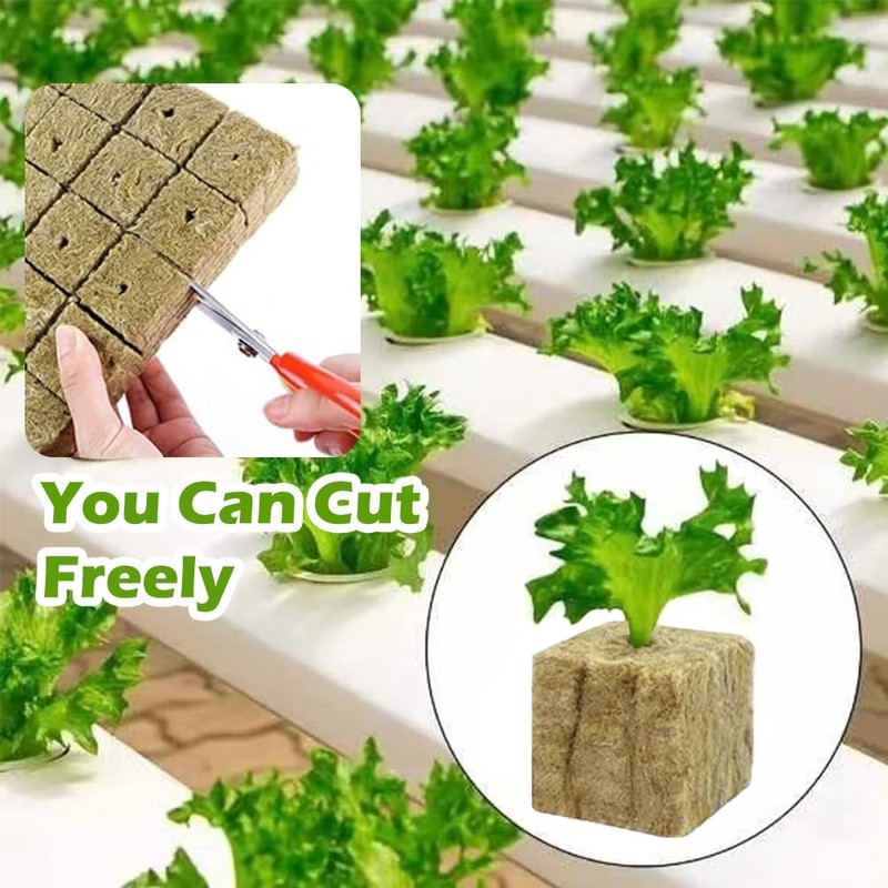 Rock Wool Cultivation 50 Pieces Rock Wool Cube Rock Wool