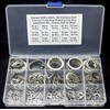 Elantek 330Pcs 15-Size Metric 304 Stainless Steel External Retaining C-Clips