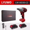 LYUWO LYUWO 420N. M High Torque Electric Impact Wrench Lithium