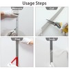 Coengwui Peel and Stick Metal Molding Trim, Self-Adhesive Stainless Steel