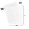 Sweelov 10 Sheets of Shrink Film, Printable A4 Plastic Film,