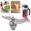 Stainless Steel Blender Blade Assembly Replacement Widen 2 Leaf Blade