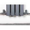 Team Controls Anthracite Straight Valves for Heated Towel Rail or