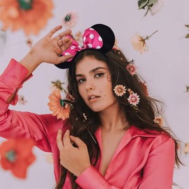 CHUANGOU Pack of 7 Mouse Ears Headbands, Headband with Mouse Ears, for Masquerade, Birthday Party, Party, Night, Club.