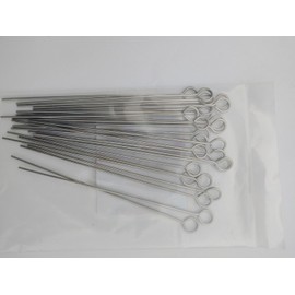 BellaCapelliUSA.com Bag of 25 "P" shaped premium Hourglass Rollers hair pins (4 Inches long).