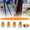 VANSIHO Aluminum Presta to Schrader Converter Car Valve Adapter Bicycle