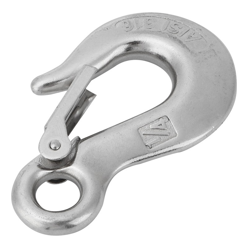 Durable Stainless Steel Clevis Slip Hook with Safety Latch Rowing