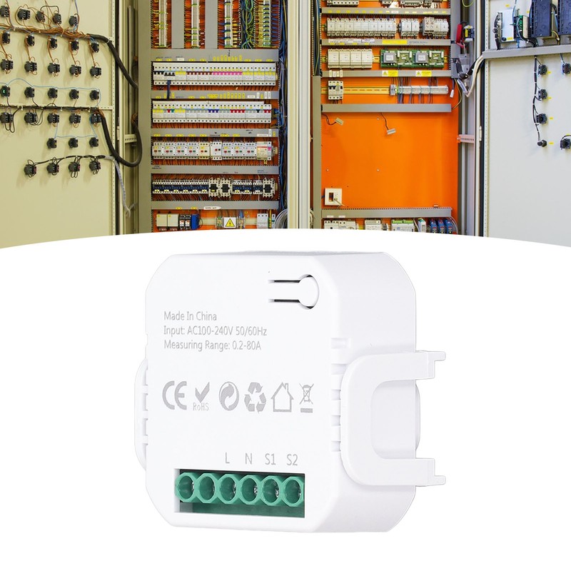 Smart Energy Meter WIFI Power Consumption Monitor Single Phase 100‑240V