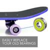 CESFONJER 10 Pieces Bearings Skateboard Bearings Longboard Roller Skate Bearings