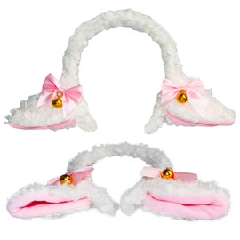 Tequise Lamb Headband and Tail Costume - Sheep Cosplay Accessories