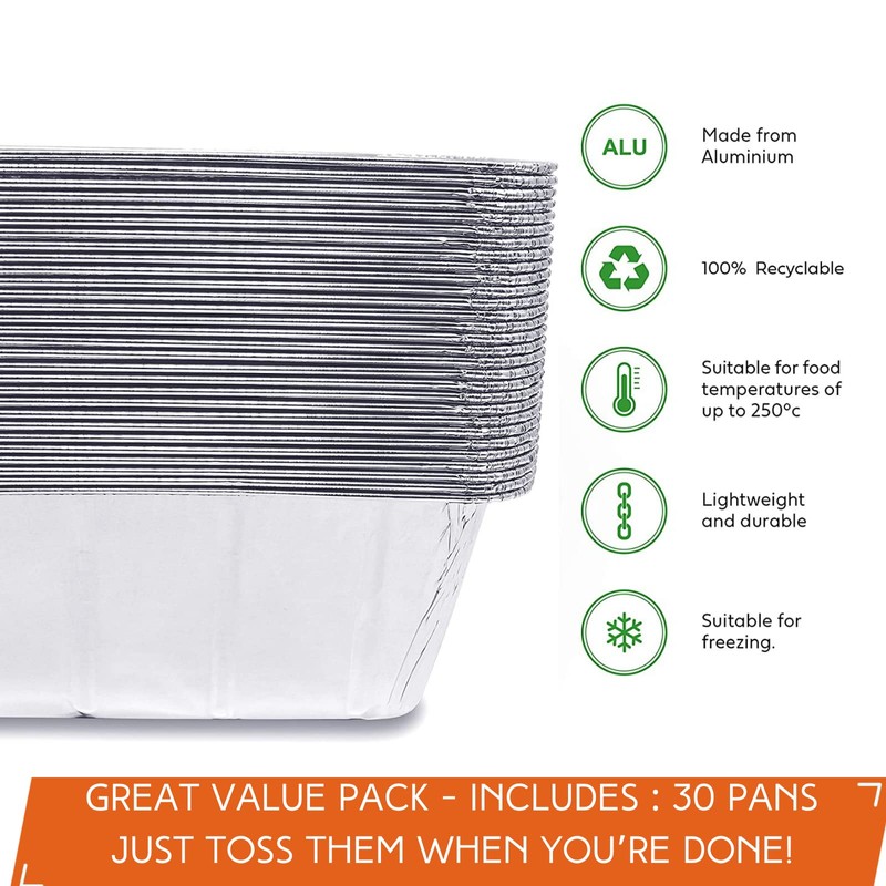 Findful 30-Pack Blackstone Griddle Accessories Drip Pan Liners, Aluminum Foil