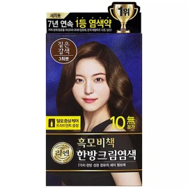 Lien 리엔 흑모비책 한방 크림 염색 120g 짙은갈색 1개 [리엔 흑모비책 염색크림 와인갈색 120g x 1개] Rien Black Hair Coloring Cream Herbal 120g Dark Brown 1 piece [Rien Black Hair Coloring Cream Wine Brown 120g x 1 piece]
