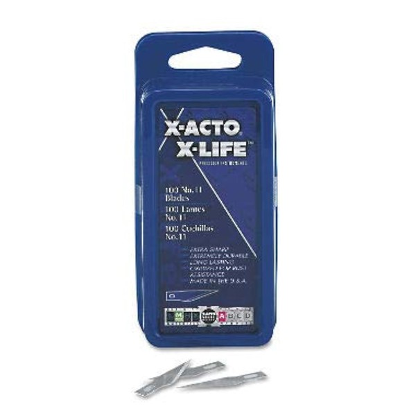 X-ACTO : #11 Bulk Pack Blades for X-Acto Knives, 100 per Box -:- Sold as 2 Packs of - 100 - / - Total of 200 Each