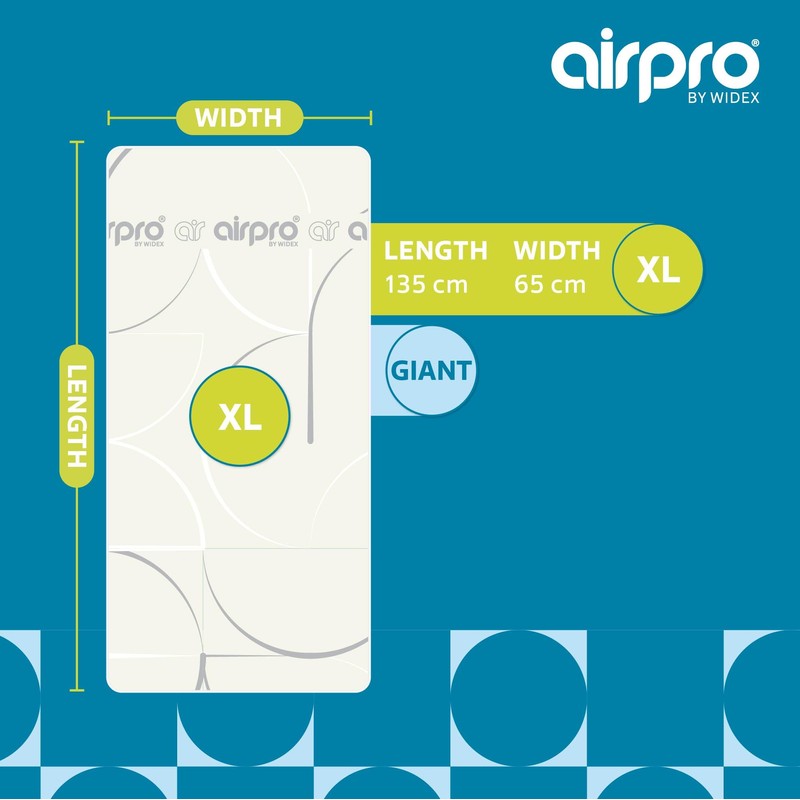 AirPro By Widex XL Ironing Mat - 135x65 cm -