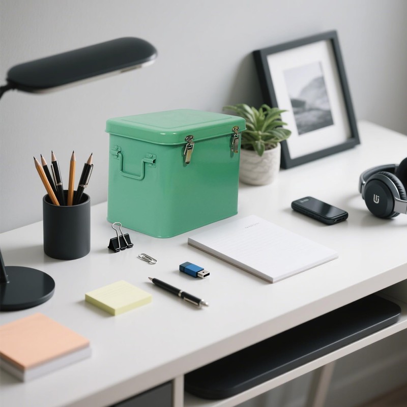 Luwint Seed Storage Organizer, Metal Saving Box Container with Removable