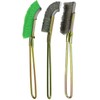IROKCAKPT Wire Brush, Channel Brush, Nylon, Bend + Straight Type,