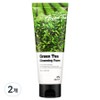 Man with Flowers Green Tea Cleansing Foam, 150ml, 2 Pieces / 꽃을든남자 녹차 클렌징 폼, 150ml, 2개