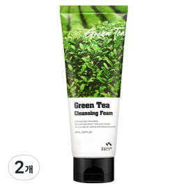 Man with Flowers Green Tea Cleansing Foam, 150ml, 2 Pieces / 꽃을든남자 녹차 클렌징 폼, 150ml, 2개