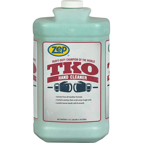 Zep Heavy-Duty TKO Hand Cleaner 128 oz. R54824 (Case of 4) Pump included - The GO-TO cleaner for Pros that actually works!