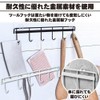 キッチンツールフック 壁面収納 粘着設置 6連 吊り下げ 防水 キッチン 台所 浴室 穴あけ不要