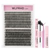WLFRHD Lash Clusters Kit Individual 280PCS Lashes Eyelash Clusters DIY