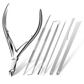 Cuticle Nippers Cuticle Scissors Sharp Cuticle Scissors Stainless Steel Cuticle Scissors Fine for Removing Excess Cracked Skin on Fingers and Toes