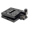 Huanyu Optical Tilt and Rotation Stage 2.6 inches Precision angle stage 2-axis Manual Angle adjustment platform Two-dimensional 3°Tilt Table Thread Secondary Rotary Tilt Table