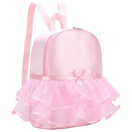 VALICLUD Ballet Bags for Girls Kids Ballet Dance Bag Kids Dance Bag, pink