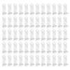 PATIKIL Locking Shelf Support Pegs, 60 Pcs Plastic Cabinet Shelf