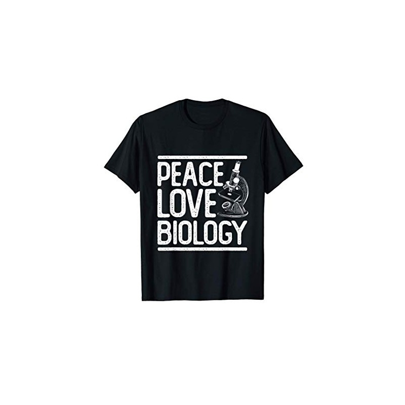 Pace Amore Idea Regalo Hippie Biologia Maglietta