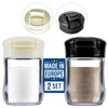 Crystalia Clear Shakers for Salt and Pepper, 2 Pack Mini