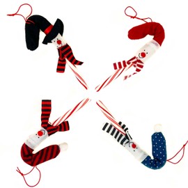 Podzly-Paquete de 12 fundas de bastón de caramelo de muñeco de nieve, adornos decorativos para árbol de Navidad para decoración de aula, hogar u oficina, regalos de fiesta, regalos para estudiantes (b