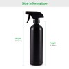 Cindy's Tape Plastic Spray Bottles Black for Cleaning Solutions 16