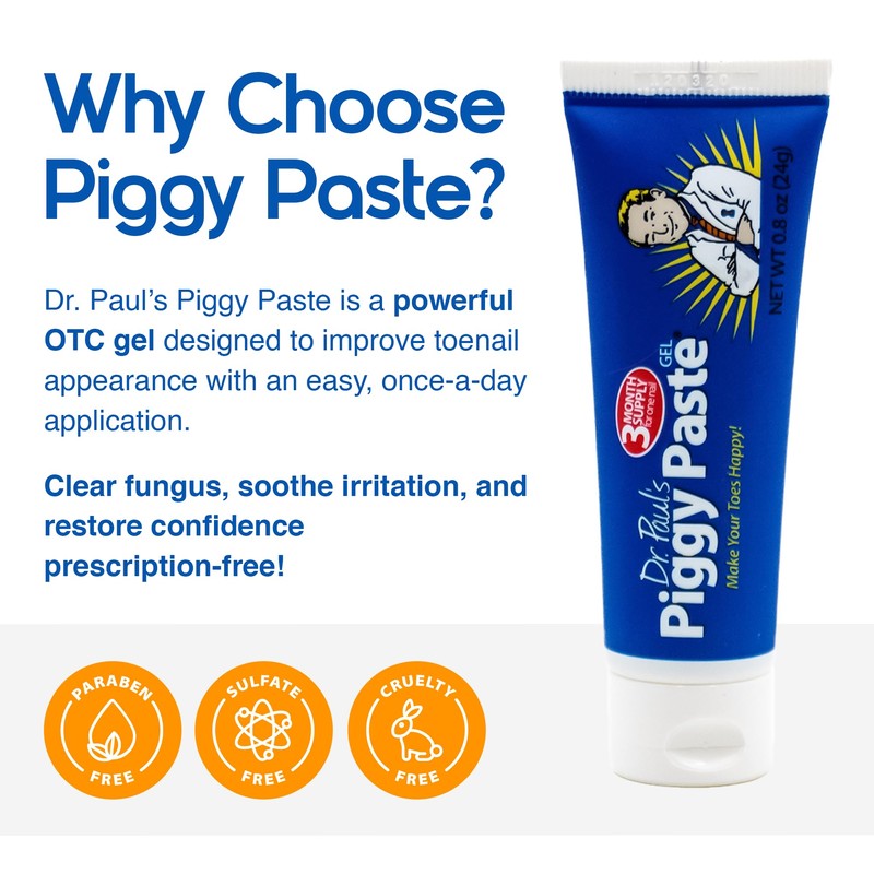 Dr. Paul's Piggy Paste Gel 2-Pack: Fast Acting Solution for