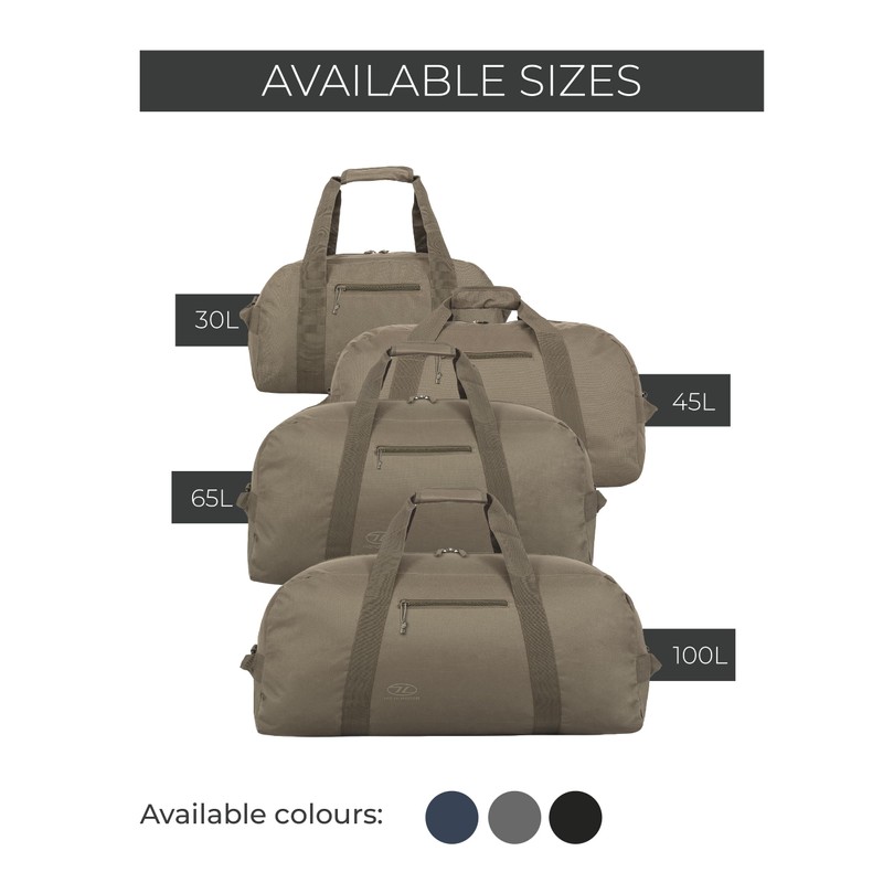 Highlander Cargo Duffle Bag - Versatile Canvas Holdall Travel Bag