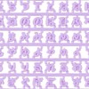 Sanrio 208752 Custom Letter Parts (Maipachilun Series) Purple