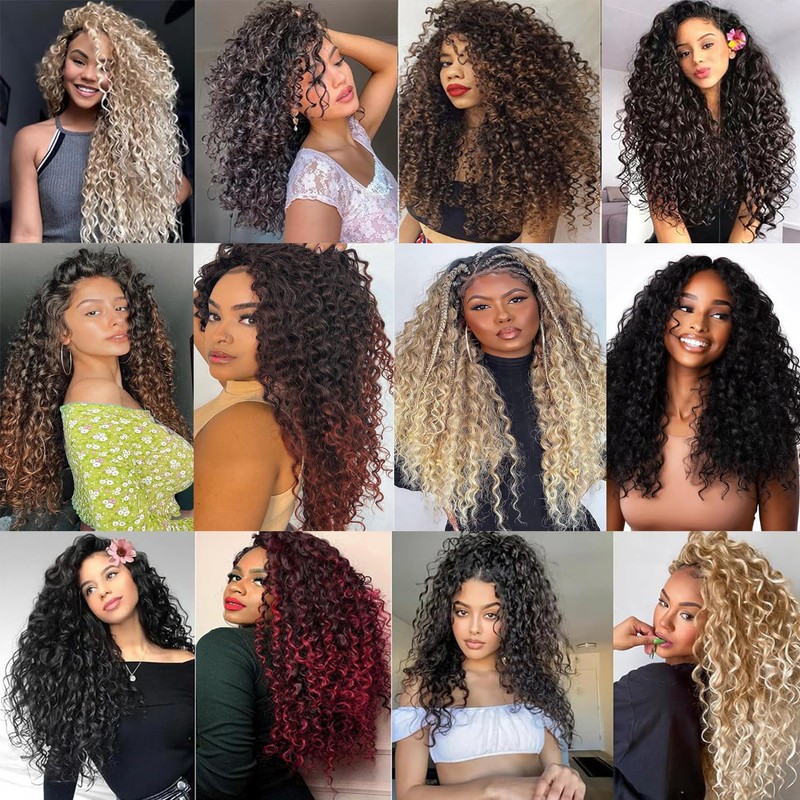 Mscat Gogo - Confezione da 8 ciocche di capelli ricci