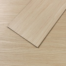 VEELIKE Light Vinyl Plank Flooring Self Adhesive Peel and Stick Floor Tile Waterproof Laminate Flooring Planks 16 Pack 24 Sq.Ft. Wood Vinyl Sheet Flooring Stick on Floor Tiles for Kitchen Bathroom RV