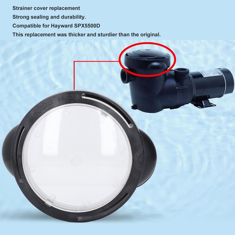 Strainer Cover with Lock Ring and O Ring Replacement for