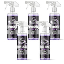 Hoosier Momma 16oz Car Tire Shine - Long-Lasting, High-Gloss Formula Enhances Tires with a Wet-Look Shine - Repels Dirt & Protects Rubber - Easy Spray-On for a Showroom Finish(5-Pack)